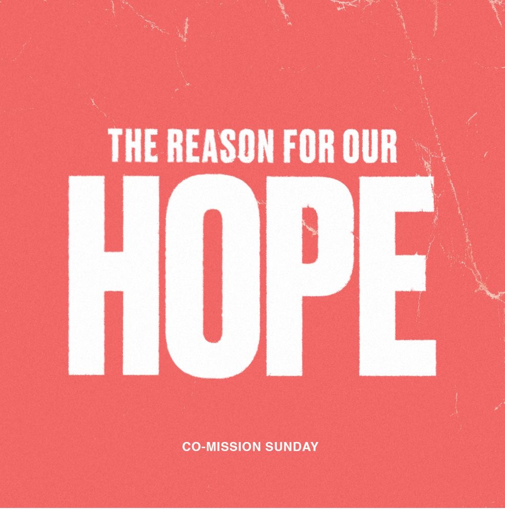 The reason for our hope (Co-Mission Sunday) Artwork
