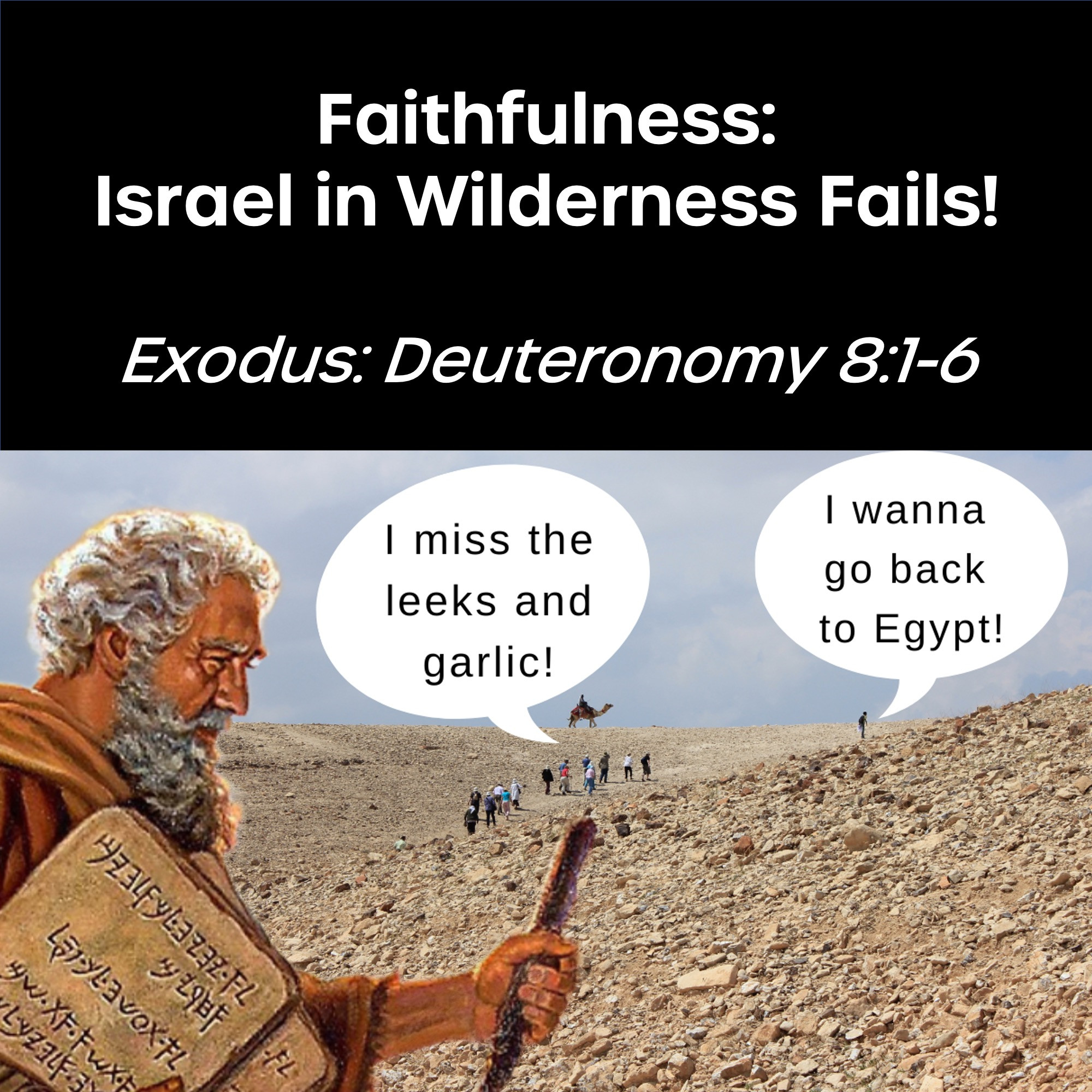 Faithfulness: Israel in the Wilderness Fails!
